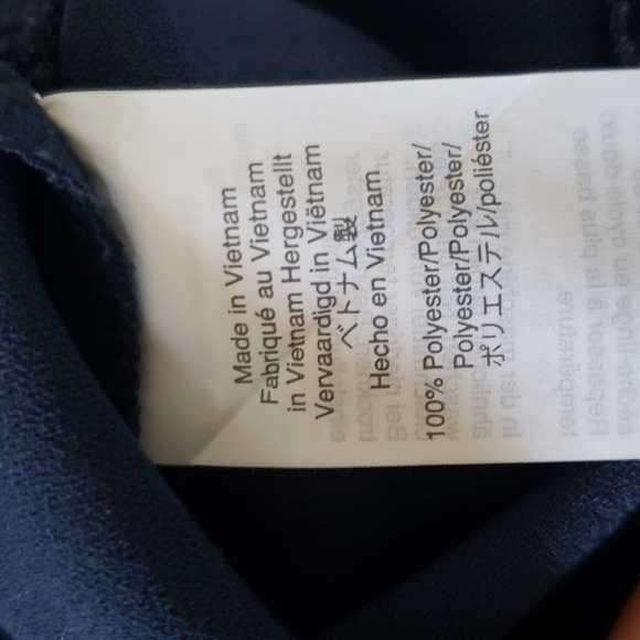 Madewell navy blue v-neck with button short sleeves wide leg romper 0 - Picture 9 of 11